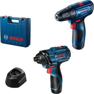 Bosch Professional SET GSR 120 + GDR 120 (2x 2.0 Ah + GAL 12V-20, táska) 0.601.9G8.023 kép