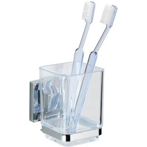 WENKO VacuumLoc QUADRO Fogkefetartó pohár, átlátszó, fúrás nélkül kép