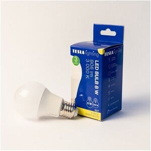 Tesla - LED izzó BULB, E27, 8 W, 230 V, 806 lm, 25000 h, 3000K meleg fehér, 220° kép