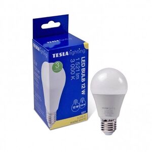 Tesla - LED izzó BULB E27, 12 W, 230 V, 1521 lm, 25000 h, 3000K meleg fehér, 220° kép