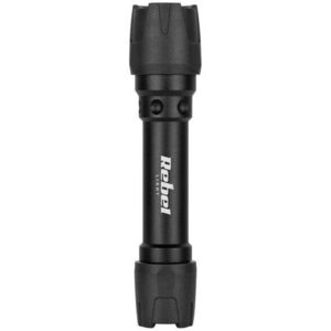 Rebel URZ0903 LED zseblámpa 3 W, IP65, 120 lm, 100 m hatótáv, fekete kép