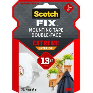 3M Scotch-FIX™ Extrém erős beltéri kétoldalas rögzítőszalag PGS05-1950-P, 19 mm × 5 m kép