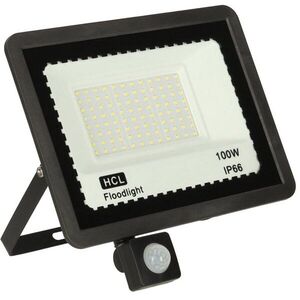 KIK KX3095 Mozgásérzékelős LED reflektor, IP66, 100 W kép
