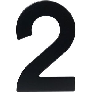 Rozsdamentes acél házszám Kerek - 2 kép