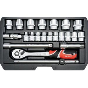 YATO YT-38561 - 3/8", 22 részes kép