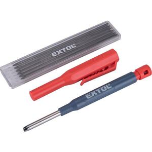 EXTOL 8853007 PREMIUM Jelölőceruza tokkal és cserélhető heggyel, 2, 8 mm, HB keménység kép