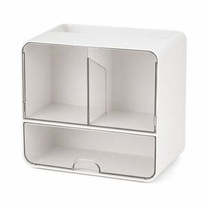 Verk 27668 fali kozmetikai rendszerező 17×16×11 cm, fehér kép