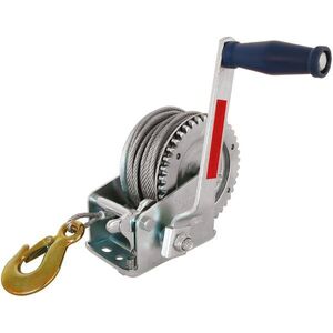 CARPOINT Kézi csörlő, 545 kg, acélkötéllel (20 m) kép