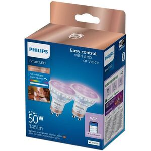Philips Smart LED WFB 50W GU10 GLASS RGB, 2 db kép