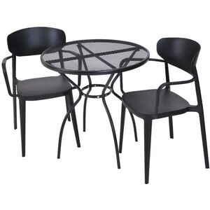 ROJAPLAST ZWMT-06 kerti bútorszett: 1 db kerti asztal + 2 db MARE ARMCHAIR kerti karosszék kép