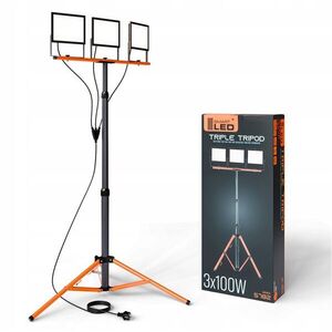 SMART LED állványos LED reflektor, 3×100 W, 33000 lm, IP65 kép