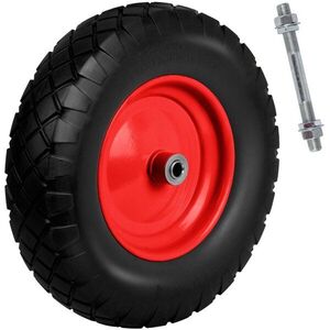 Humberg 4885 Tubeless kerék talicskához, 4.00-8, fekete-piros kép