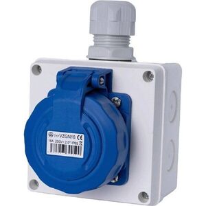 SEZ-CZ Nástěnná zásuvka 250 V, IP65, 16 A, 3-pól kép
