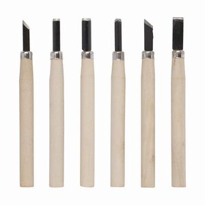 KREATOR Mini véső, fára, 6 darabos készlet KRTH23601 kép