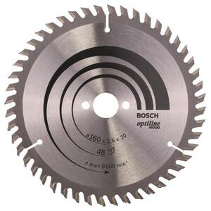 Bosch fafűrészlap Optiline Wood 160 x 20/16 x 2, 6 mm, 48 2.608.640.732 kép