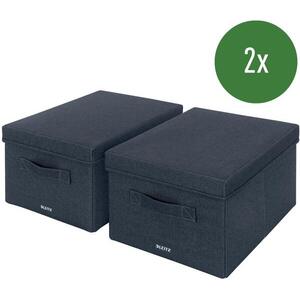 Leitz Fabric textil tároló fedővel - M 20, 3 × 28, 5 × 38 cm - 2 db kép