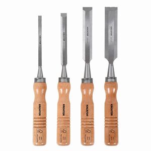 KREATOR KRTH23603 Fafaragó véső készlet, 4 db kép