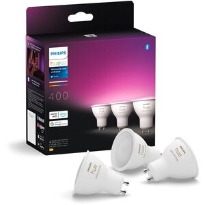 Philips Hue White and Color Ambiance 4.3W 350 GU10 3db kép