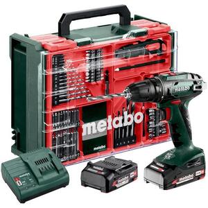 Metabo BS 18 Set, 18 V, 2× 2Ah kép