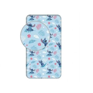 JERRY FABRICS Lepedő - Lilo és Stitch, kék, 90×200×25 cm kép
