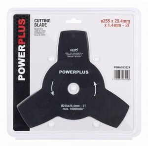 POWERPLUS POWACG3021 Fűkasza vágókés, 255 mm kép
