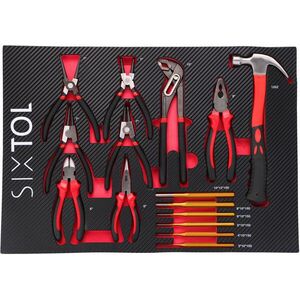 SIXTOL szerszámos modul műhelykocsiba, Mechanic Tool Tray 4, 15 darab kép