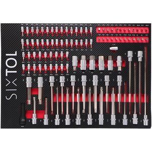 SIXTOL Szerszámos modul műhelykocsiba Mechanic Tool Tray 2, 102 darab kép