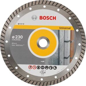 BOSCH 2608602397 Gyémánt darabolótárcsa, Standard for Universal Turbo, 230 mm kép