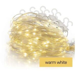 EMOS LED karácsonyi nano fényfüggöny - 1, 7x2 m, kültéri és beltéri, meleg fehér, programok kép
