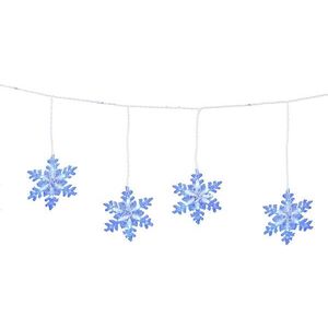 ACA Lighting karácsonyi LED fényfüggöny - hópelyhek 3×3 m, hidegfehér, 120×LED kép