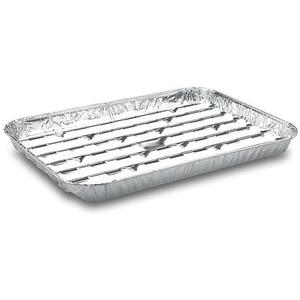 WIMEX alumínium grilltálca, 34 × 22 × 2, 3 cm, négyzet alakú – 5 db kép