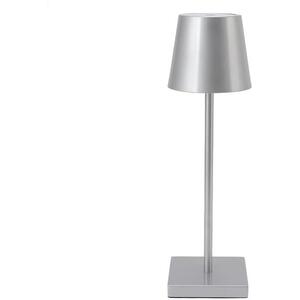 VERK 12314 Érintős LED lámpa, 1500 mAh akkumulátor, 3 W, ezüst kép