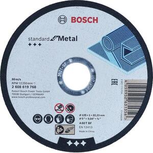 BOSCH 2608619768 Standard for Metal sík vágótárcsa, A 60 T BF, 125 mm, 22, 23 mm, 1 mm kép