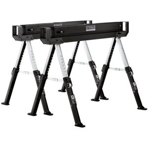 STROXX Fém építőipari bak, 62-82 cm-ig állítható magasság, teherbírás 580 kg, 2 darabos készlet kép