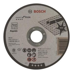 BOSCH 2608600549 Expert Inox - Rapido AS 60 T INOX BF egyenes vágótárcsa 125 mm, 1, 0 mm kép
