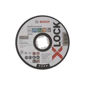 BOSCH 2608619269, Multi Material X-LOCK, lapos vágótárcsa 125 × 1 × 22, 23 kép