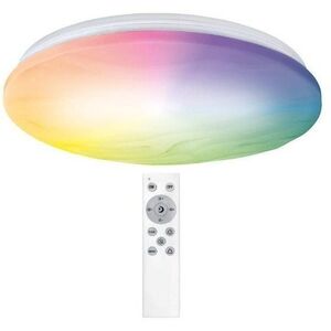 Solight LED Wave intelligens mennyezeti lámpa , 30W, 2300lm, wifi, RGB + CCT, távvezérléssel kép