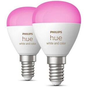 Philips Hue White and Color Ambiance 5, 1W E14 csepp, 2 darab kép