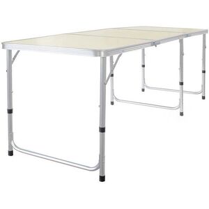 Verk 14470 összecsukható kempingasztal, 180×60 cm, bézs kép