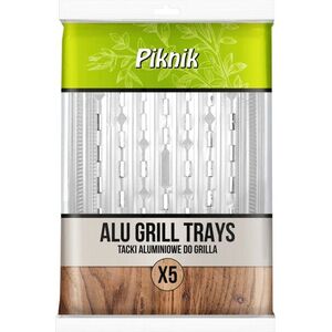 SOLO Piknik grilltálca, 23 cm x 34 cm (5 darab) kép