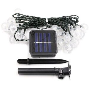Aca Lighting napelemes átlátszó LED gömbök, 30 LED, 4, 35 + 2 m, meleg fehér, IP44, 2 funkció kép
