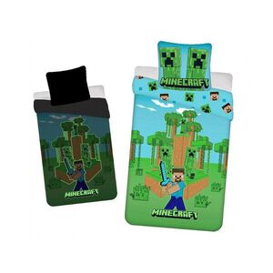 Jerry Fabrics Minecraft Jungle Fight világító ágynemű, 140×200 + 70×90 cm kép