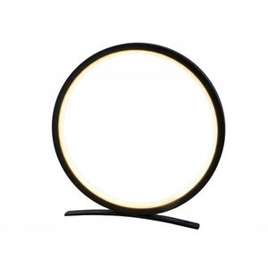 VERK 12363 Modern LED asztali körlámpa, 25 cm, fekete kép