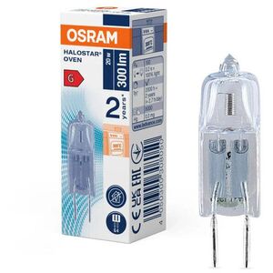 OSRAM 20X1 Átlátszó sütőizzó, G4, 20 W, 64428 OVEN, 450°C kép
