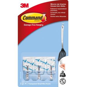 3M 17067CLR Command™ átlátszó műanyag kép