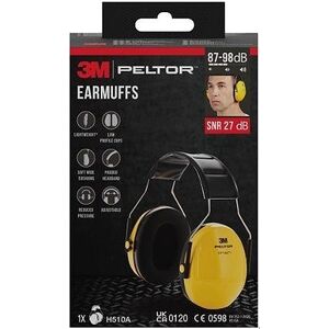 3M Peltor hallásvédő, H510A-1, sárga kép