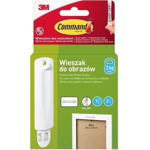 3M Command™ műanyag kampó képkeretekhez, 1 darab, 17040 kép