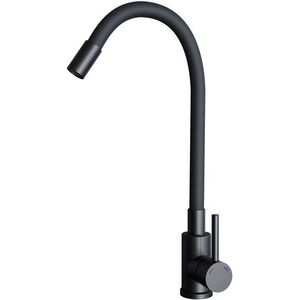 Sinks Elasta Csaptelep, matt fekete kép