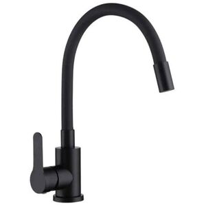 Metalac T03714 mosogató keverőcsap, Flexy Mamba, fekete kép