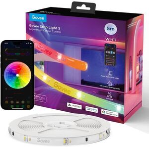 Govee WiFi RGBICW Smart PRO, 5 m, MATTER, extra strapabíró kép